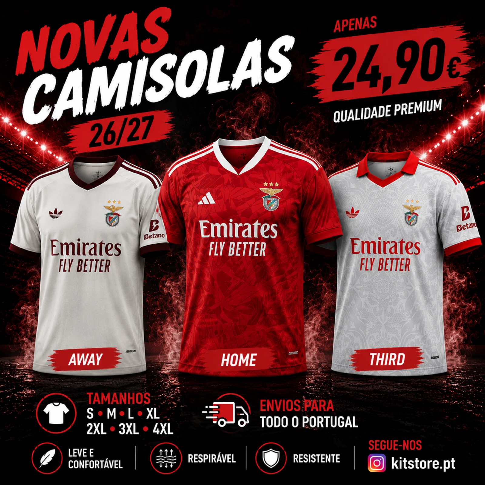 Camisola Benfica 26/27